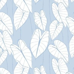 SMALL poi-fect elephant ear leaf_ soft sky blue