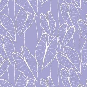 SMALL Pastel Summer - poi-fect elephant ear leaf_ lilac