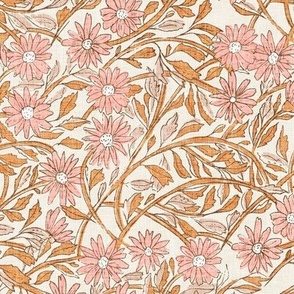 Paper Daisy (blush/burnt orange) MED 