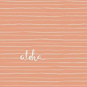 pastel summer - aloha stripe - summer tan