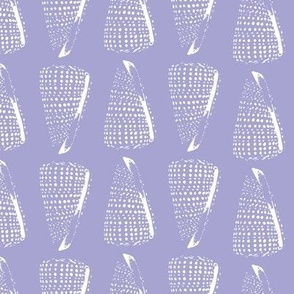 Pastel Summer - cone shells_ lilac