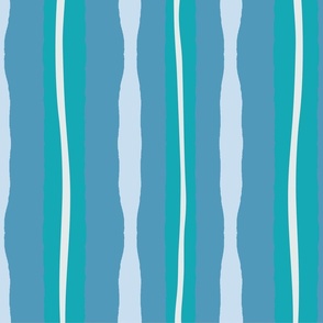Wavy sea-side stripes