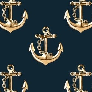 Anchor - ( Gold  Sailor )