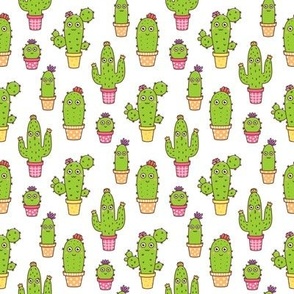 Cute kawaii cacti