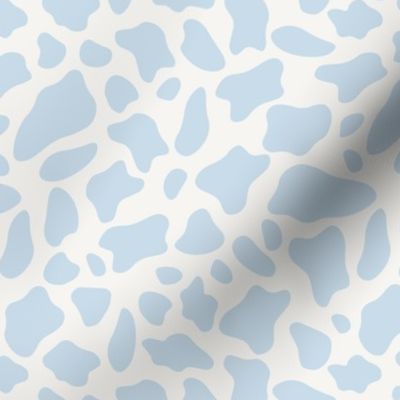 Baby Blue Cow Print