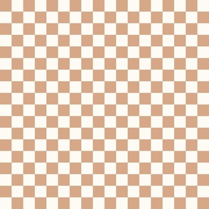 small terracotta checkerboard