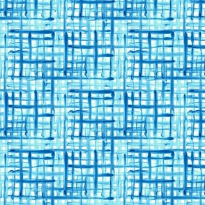 Crazy Gingham - Aqua