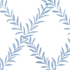 ELissa Leafy Trellis Custom Blue on White copy