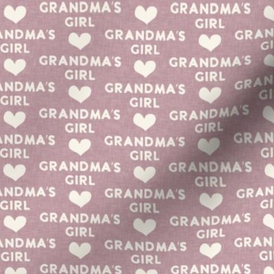 Grandma's girl - mauve - LAD22
