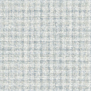 Woolly Tweed Checks Grey Green Ivory