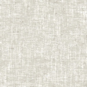 Rustic Linen Texture Canvas  Neutral Grey Ivory