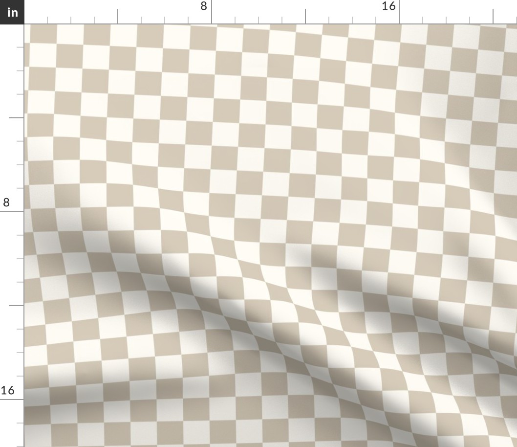 small linen checkerboard