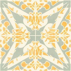 Yellow Moth Tiles