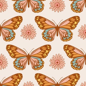 Butterflies and Marigolds