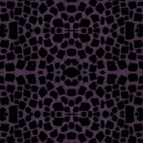 Dark Purple Textured Novelty Leather