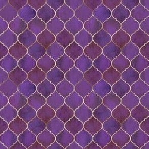 Moroccan tiles in Purples