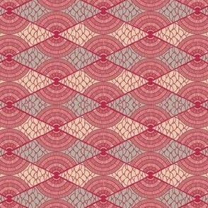 Pantone Ignite Color Palette African inspired pattern