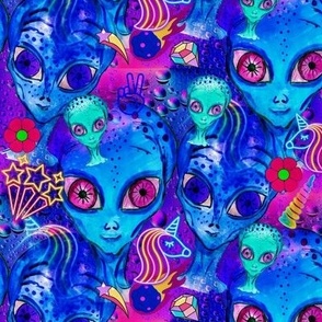 purple alien collage final
