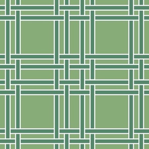 Green Square Fabric, Wallpaper and Home Decor | Spoonflower