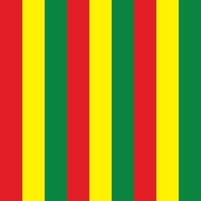 Ethiopia flag in red, yellow, green