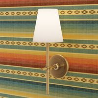 Southwest Desert Blanket Horizontal Stripes - Serape inspired in bright colors