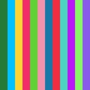 Colorful Kaleidoscope: Colorful Vertical Stripes
