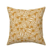 Retro Sun Decor in Ochre / Medium