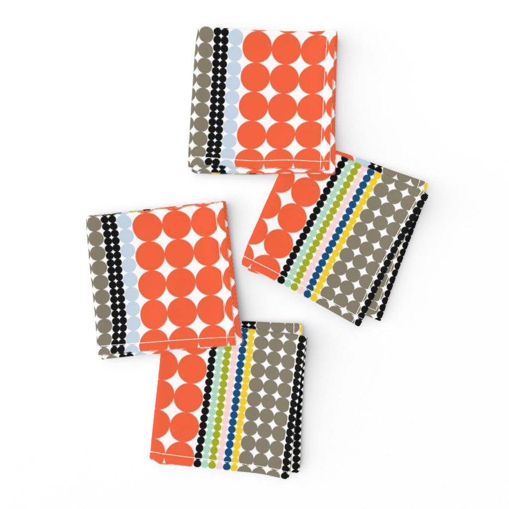 Folio Dots || graphic polka dot stripes