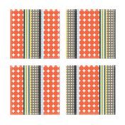 Folio Dots || graphic polka dot stripes