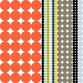 Folio Dots || graphic polka dot stripes