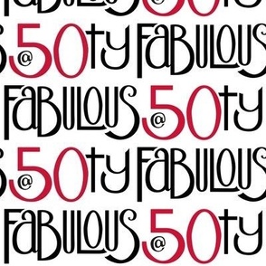 Fabulous 50 red long