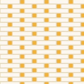 Square Stripes in Golden Yellow