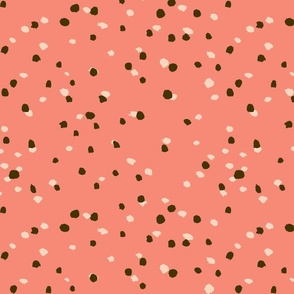 Tea Time Dots Salmon