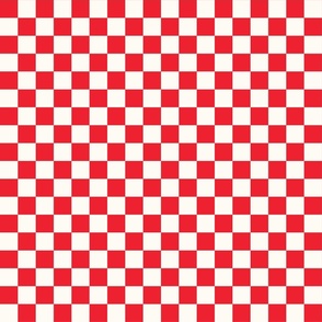 small red checkerboard