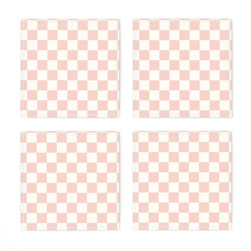 small pink checkerboard