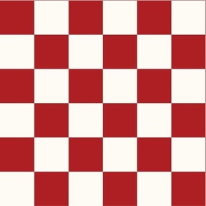 blood red checkerboard