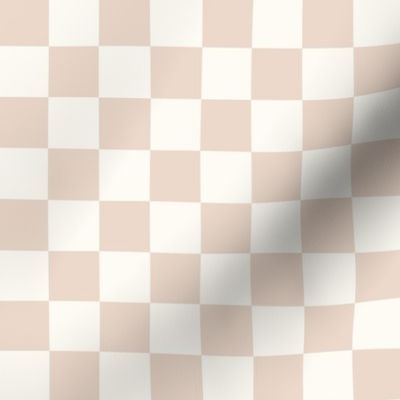 small blush checkerboard