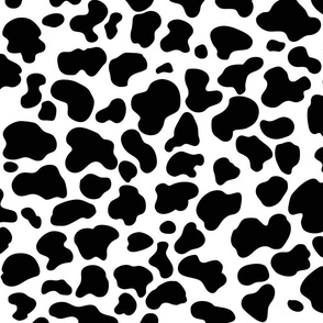 Cow Spots Black And White 