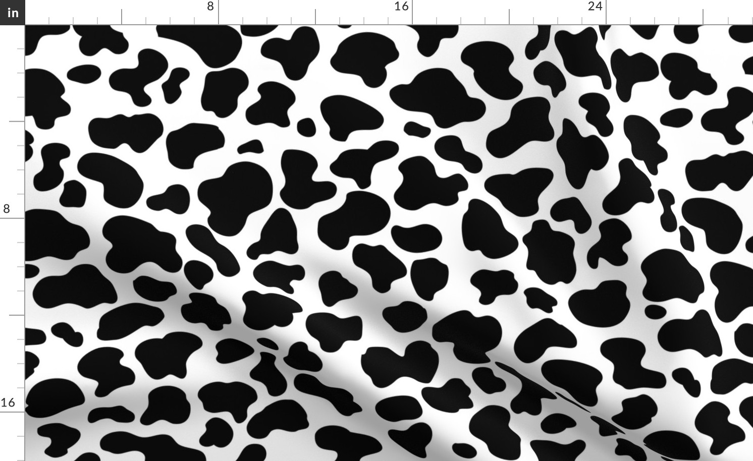 Cow Spots Black And White 
