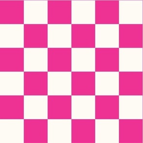 hot pink checkerboard