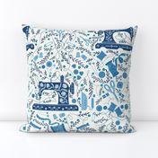 Vintage Sewing Love Shades of Blue