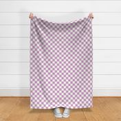 lilac checkerboard