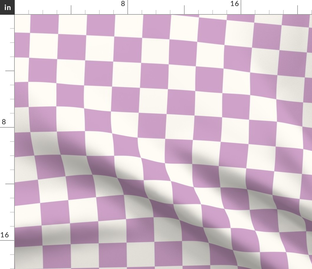 lilac checkerboard