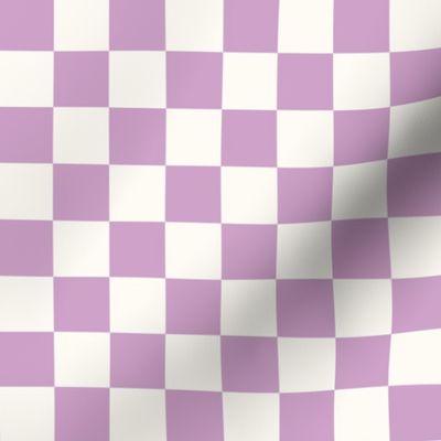 small lilac checkerboard
