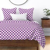 purple checkerboard