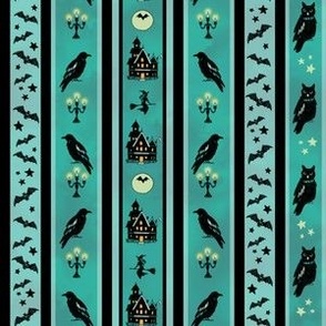 Halloween Ribbons // teal