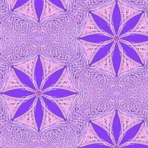 Dancing Blooms of Purple 