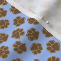 Dog Paw Biscuits Blue