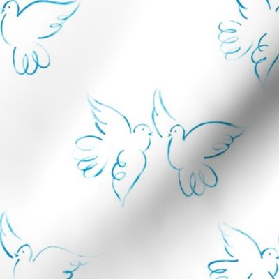 Doodle Doves - Large