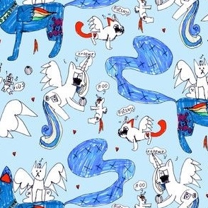 unicorns and cats